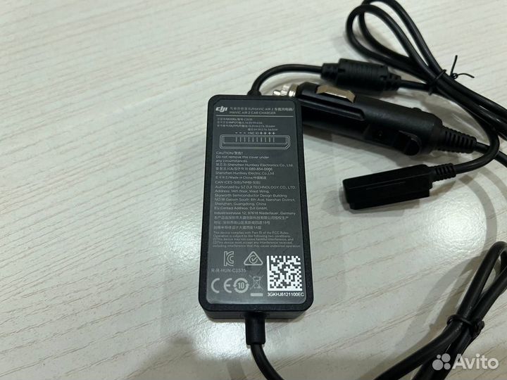 Автомобильное зарядное устройство dji air 2s
