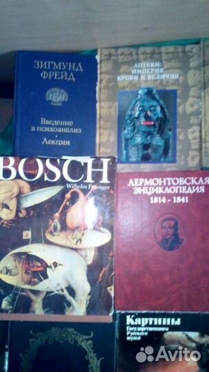 Книги фолианты 10шт искусство(а bosch и Леонардо н