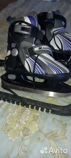 Коньки хоккейные раздвижные