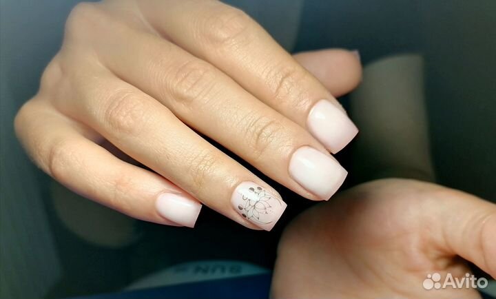 Коррекция наращённых ногтей