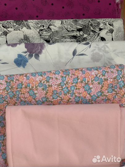 Ткань новая СССР бязь сатин лён батист фланель