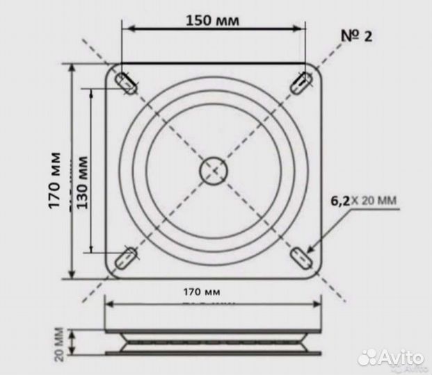 Поворотный механизм для кресла в лодку