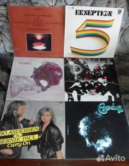 Виниловые диски идеальной сохранности