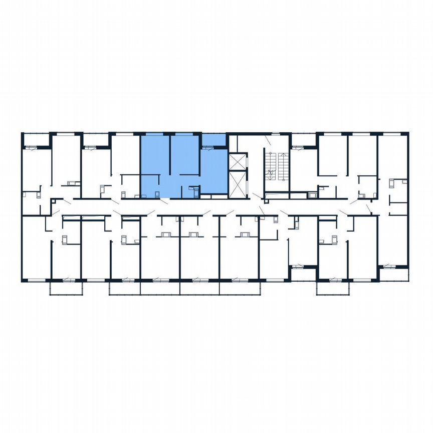 2-к. квартира, 46 м², 8/12 эт.