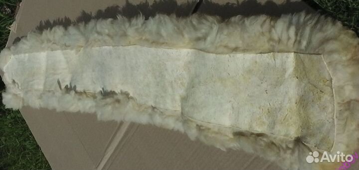 Воротник из овчины на дублёнку или пальто