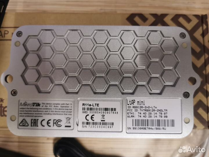 Точка доступа Mikrotik RB912R-2nD-LTm&R11e-LTE