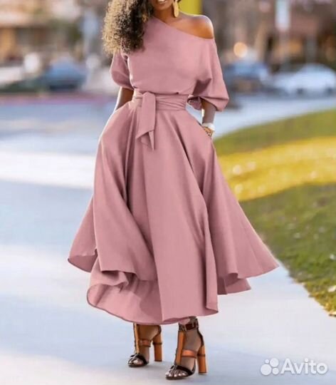 Новое вечернее платье, пудрового цвета, 48 р-р