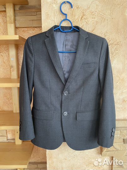 Костюм школьный на стройного мальчика 128-134