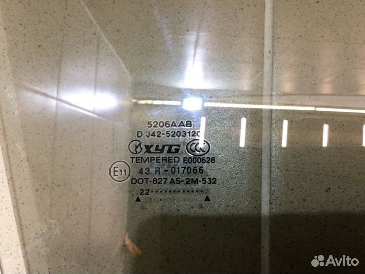 Стекло двери передней правой Kaiyi E5 седан пробег