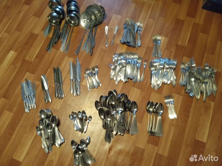 Ложки, вилки ножи времён СССР