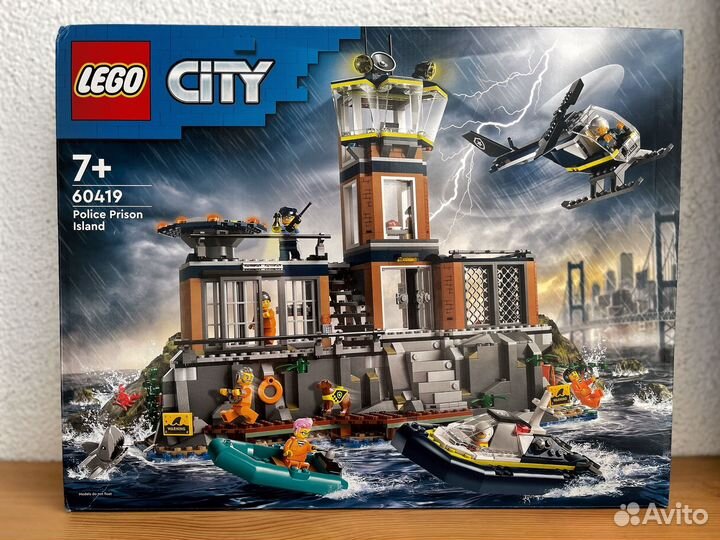 Lego 60419 Пoлицейcкая тюpьмa на oстровe