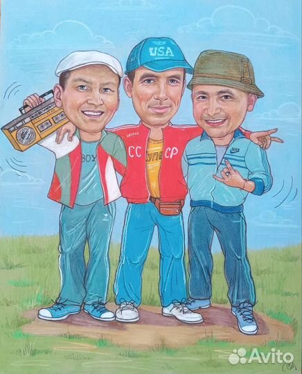 Портреты и шаржи на заказ