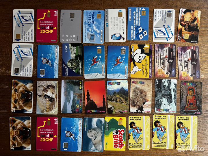 Коллекция телефонных карточек