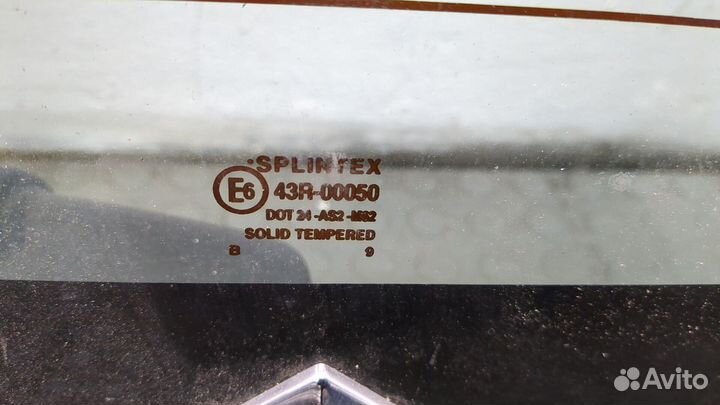 Стекло заднее Citroen C1, 2009