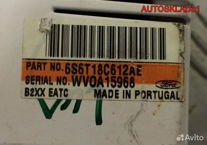 Блок управления климата Ford Fusion 6s6t18c612ae