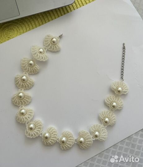 Колье из бисера