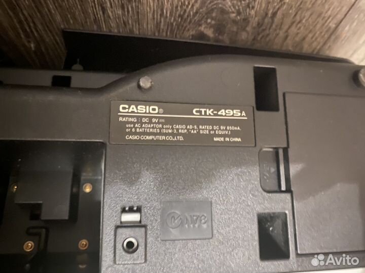 Синтезатор casio ctk 495