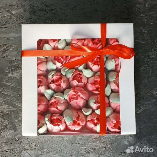 Тюльпаны из зефира