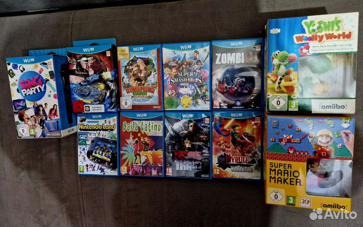 Диски на Nintendo WII U