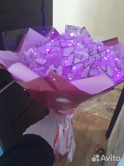 Букет из бабочек. Ручная работа