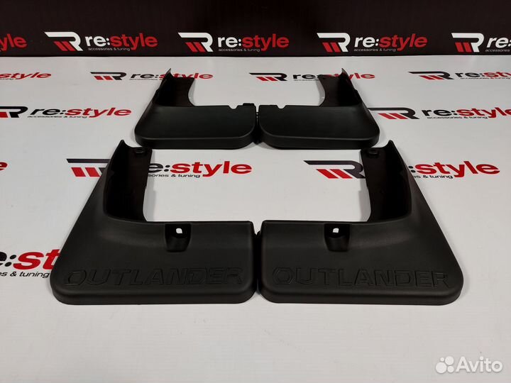 Брызговики Mitsubishi Outlander 2015-2022 Черные