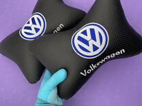 Подушки 2 шт автомобильные Volkswagen эмблема