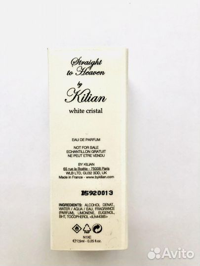 Kilian Straight To Heaven White Cristal