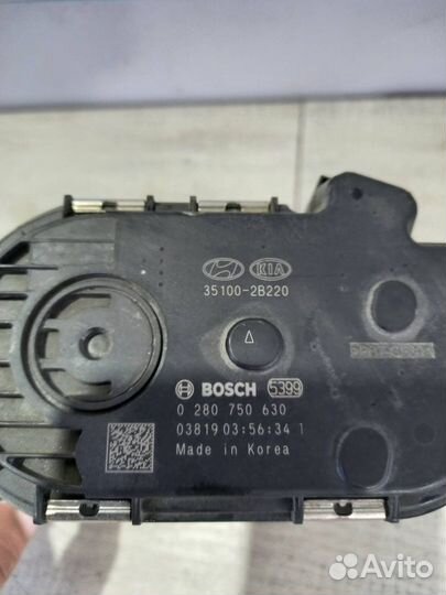 Дроссельная заслонка Kia Rio 4