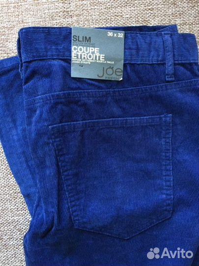 Joe Fresh. Jeans Slim. Индиго. Вельвет