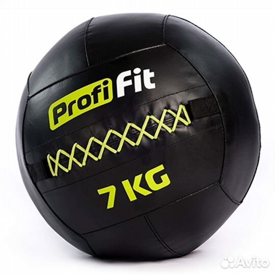 Медицинбол набивной (Wallball) profi-FIT 7 кг