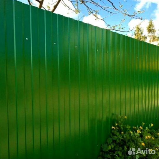 Забор из профнастила
