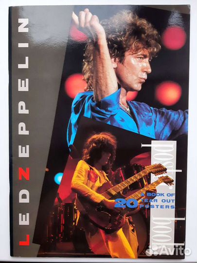 Led Zeppelin Poster book -20 Poster A3. 1987