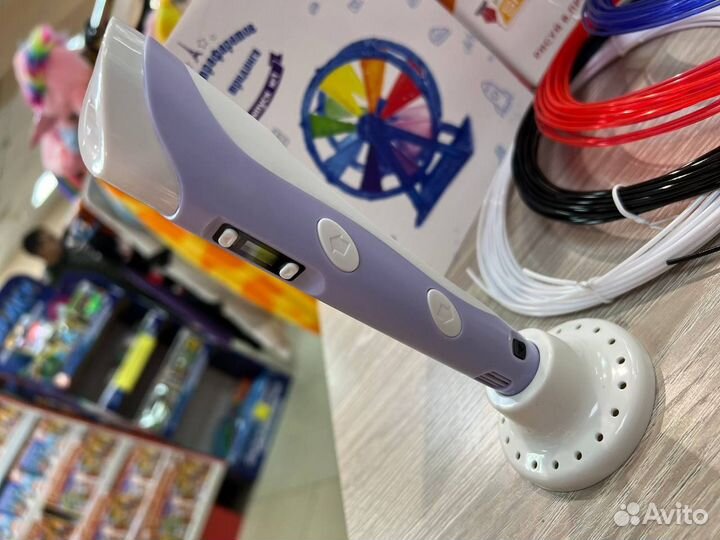 3D ручка (3д) и 90метров пластика и трафарет