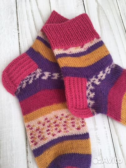 Носки вязаные