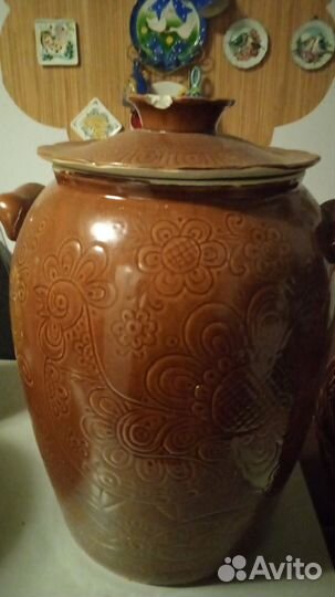 Глиняный боченок (макитра)