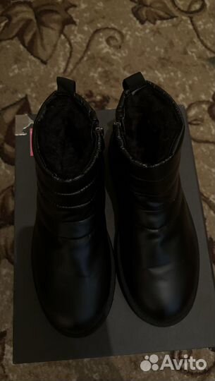 Полусапоги женские зимние 40 размер кожа