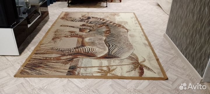 Ковер 2.6х1.8м с зебрами