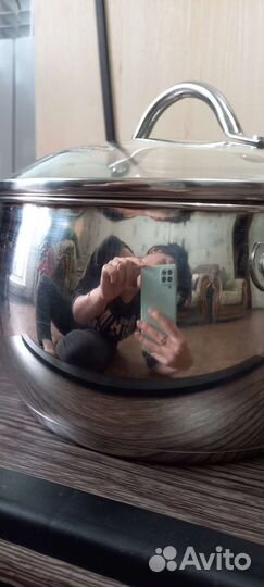 Кастрюля из нержавейки 3,8л