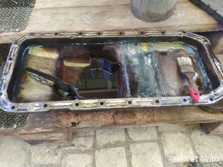 Поддон масляный змз V8 для установки в Волгу