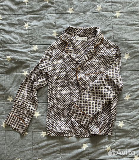 Рубашка zara в бельевом стиле для девочки 9-10 лет