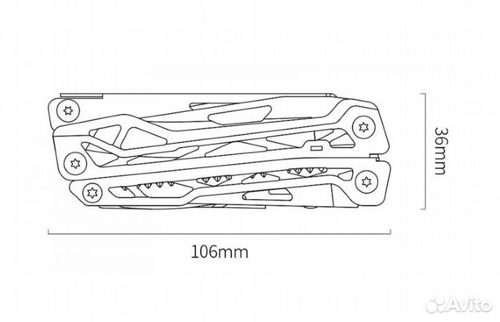 Новый Мультитул Xiaomi Multi-Function