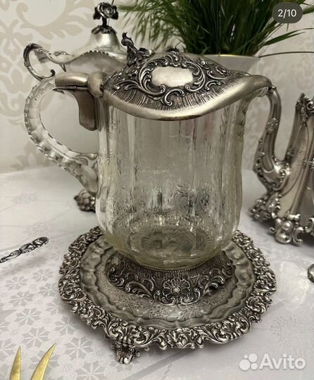 Антиквариат, серебро, 19 век