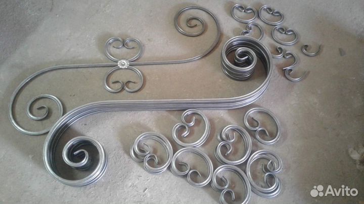 Элементы ковки для ворот, сварочные работы