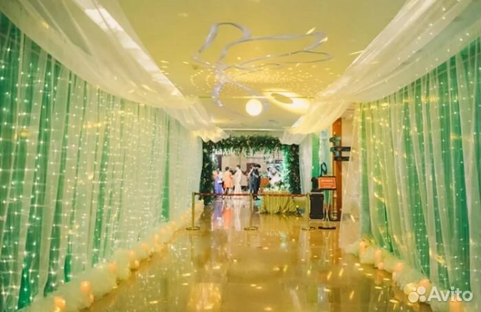 Гирлянда светодиодная штора, нить