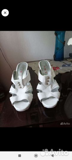 Босоножки женские 38 размер на высоком каблуке