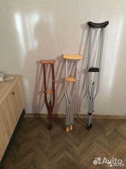 Аренда локтевых подмышечных костылей