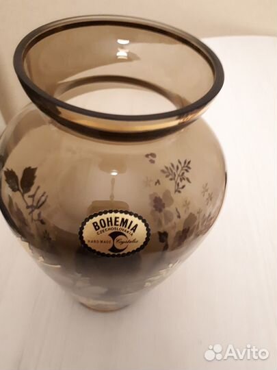 Ваза Bohemia Чехословакия