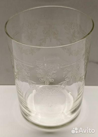 Антикварный стакан тонкое стекло 19 век (целый)