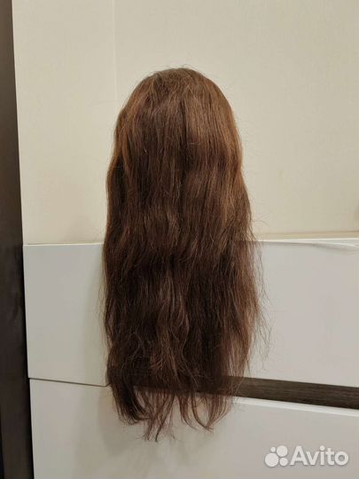 Голова манекен с натуральными волосами/болванка