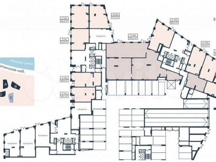 Продам торговое помещение, 57.6 м²